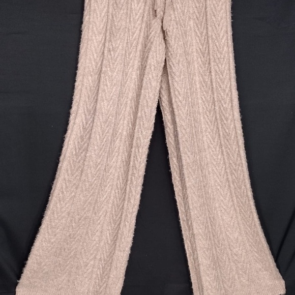 Jason Wu Cozy Knit Wide-Leg Pants in Beige size L brand new W - Picture 9 of 9